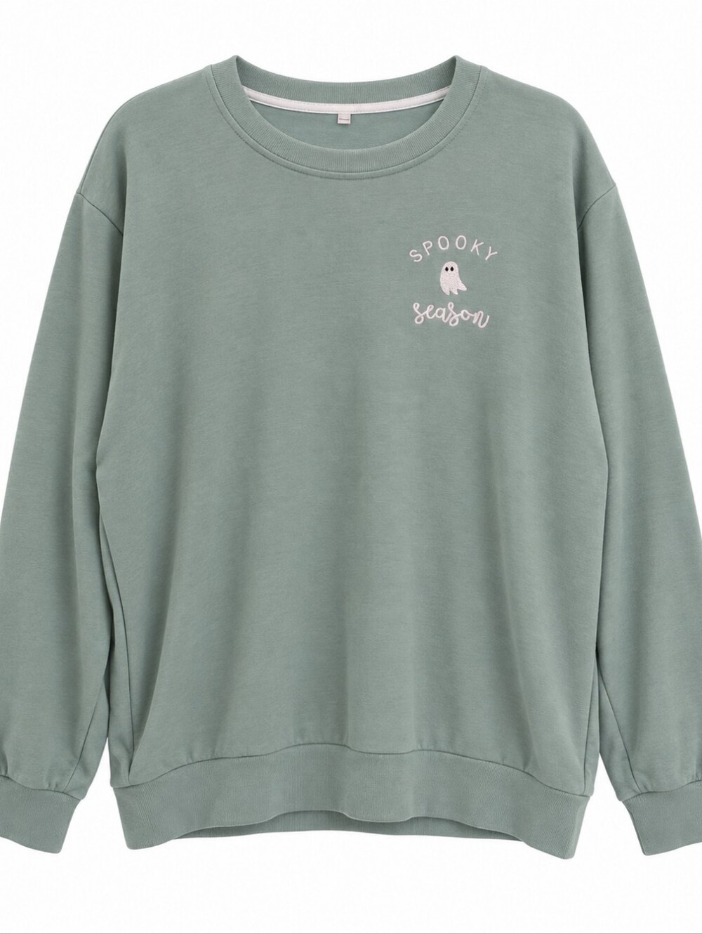 Spooky Season Crewneck Sweatshirt - Sage Green